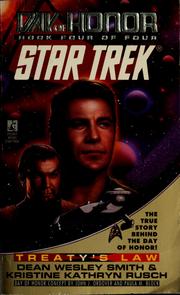 Front cover of Star Trek - Day of Honor - Treaty's Law by Dean Wesley Smith
