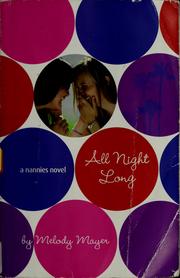 Cover of All night long by Melody Mayer