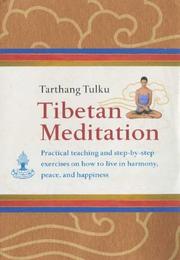 Front cover of Tibetan Meditation by Tarthang Tulku.