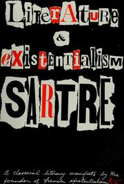 Front cover of Literature & existentialism by Jean-Paul Sartre