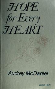 Cover of Hope for every heart by Audrey McDaniel