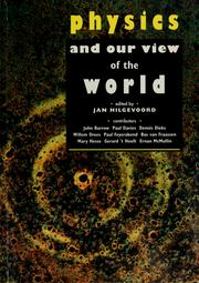 Front cover of Physics and our view of the world by Unknown