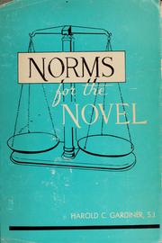 Cover of Norms for the novel by Harold C. Gardiner