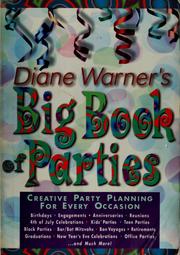 Cover of Diane Warner's big book of parties by Diane Warner