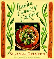 Front cover of Italian country cooking by Susanna Gelmetti