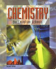 Cover of Chemistry for Christian schools by Heather E. Cox
