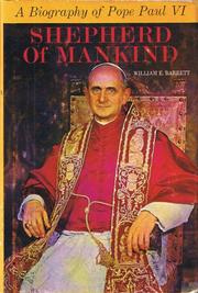 Cover of Shepherd of Mankind by William E. Barrett