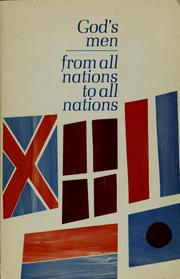 Front cover of God's men, from all nations to all nations by Inter-Varsity Missionary Convention University of Illinois 1967.