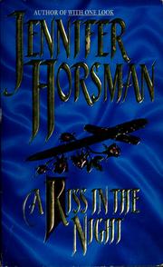 Front cover of A Kiss in the Night by Jennifer Horsman