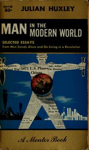 Front cover of Man in the modern world by Julian Huxley