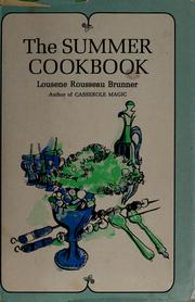 Front cover of The summer cookbook by Lousene Rousseau Brunner