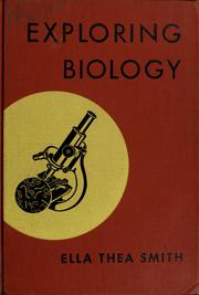Front cover of Exploring biology by Ella Thea Smith