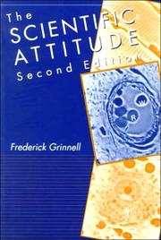 Front cover of The scientific attitude by Frederick Grinnell