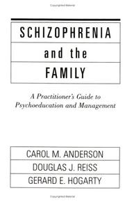 Front cover of Schizophrenia and the family by Carol M. Anderson