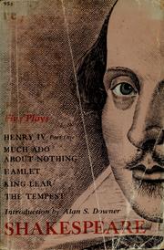 Front cover of Plays (Hamlet / King Henry IV. Part 1 / King Lear / Much Ado About Nothing / Tempest) by William Shakespeare
