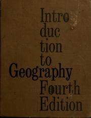 Cover of Introduction to geography by Henry Madison Kendall