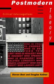 Cover of Postmodern theory by Steven Best