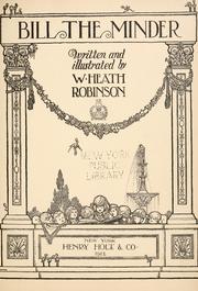 Front cover of Bill the minder by W. Heath Robinson