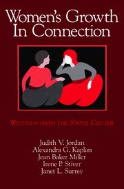 Front cover of Women's Growth in Connection by Judith V. Jordan