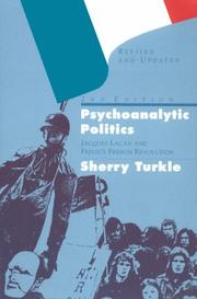 Front cover of Psychoanalytic politics by Sherry Turkle