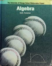 Front cover of Algebra by University of Chicago. School Mathematics Project