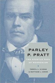 Cover of Parley P. Pratt by Terryl L. Givens