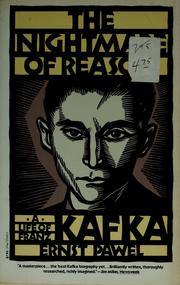 Cover of The nightmare of reason by Ernst Pawel