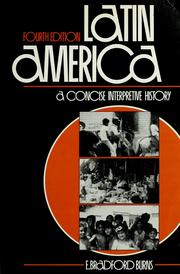 Front cover of Latin America by E. Bradford Burns