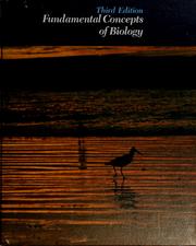 Front cover of Fundamental concepts of biology by Gideon E. Nelson
