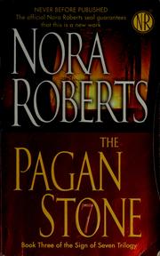 Cover of The pagan stone by Nora Roberts