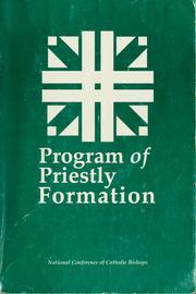 Cover of The program of priestly formation by Catholic Church. National Conference of Catholic Bishops.