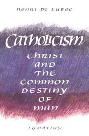 Cover of Catholicisme by Henri de Lubac