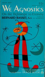 Cover of We agnostics by Bernard Basset