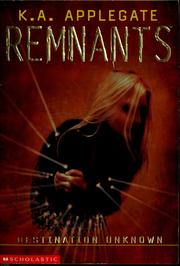 Cover of Destination Unknown by Katherine Applegate