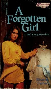 Cover of A Forgotten Girl by Elisabeth Ogilvie