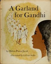 Front cover of A garland for Gandhi by Helen Pierce Jacob