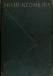 Cover of Solid geometry by A. M. Welchons