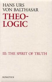 Front cover of Theo-Logic by Hans Urs von Balthasar