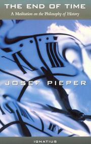 Cover of Über das Ende der Zeit by Josef Pieper