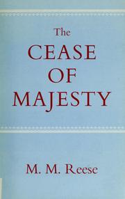 Front cover of The cease of majesty by M. M. Reese