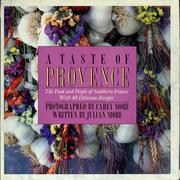 Front cover of A taste of Provence by Carey More