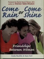 Front cover of Come rain or come shine by Linda Bucklin