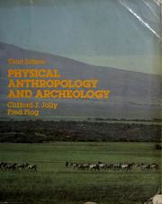Front cover of Physical anthropology and archeology by Clifford J. Jolly