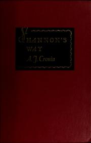 Cover of Shannon's way by A. J. Cronin