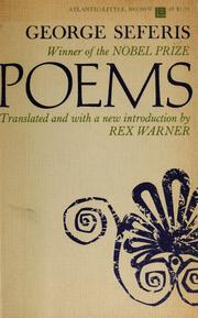 Front cover of Poems by George Seferis