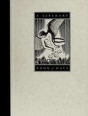 Front cover of A literary book of days by Murphy, Timothy