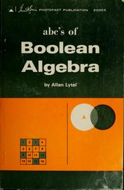 Cover of ABC's of Boolean algebra by Allan Herbert Lytel