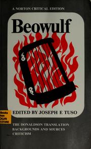 Cover of Beowulf by E. Talbot Donaldson