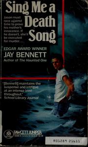 Front cover of Sing me a death song by Jay Bennett