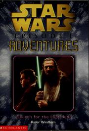 Front cover of Star Wars - Episode I Adventures - Search for the Lost Jedi by Ryder Windham
